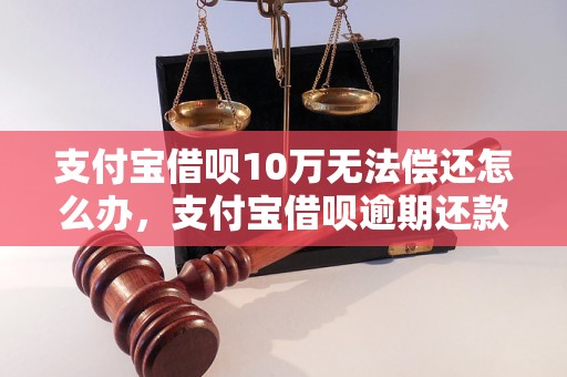 支付宝借呗10万无法偿还怎么办，支付宝借呗逾期还款处理方法