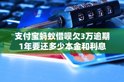 支付宝蚂蚁借呗欠3万逾期1年要还多少本金和利息