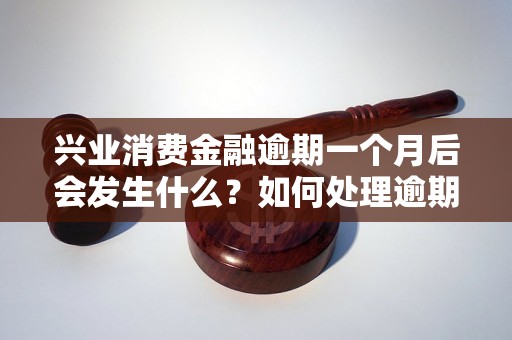 兴业消费金融逾期一个月后会发生什么？如何处理逾期账单？