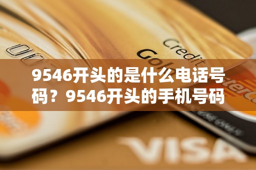 9546开头的是什么电话号码？9546开头的手机号码归属地查询