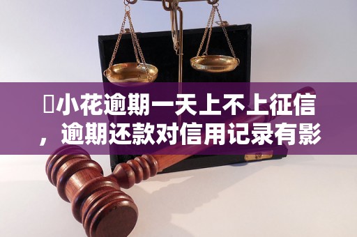 恆小花逾期一天上不上征信，逾期还款对信用记录有影响吗