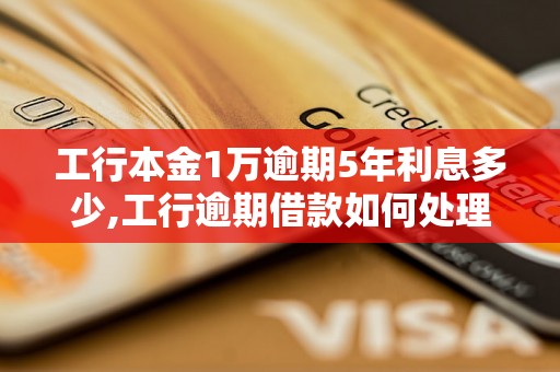 工行本金1万逾期5年利息多少,工行逾期借款如何处理