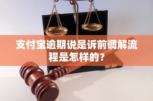 支付宝逾期说是诉前调解流程是怎样的？