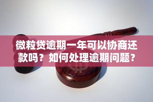 微粒贷逾期一年可以协商还款吗？如何处理逾期问题？