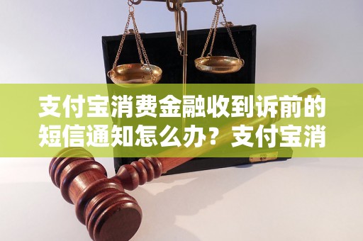 支付宝消费金融收到诉前的短信通知怎么办？支付宝消费金融诉前处理流程详解