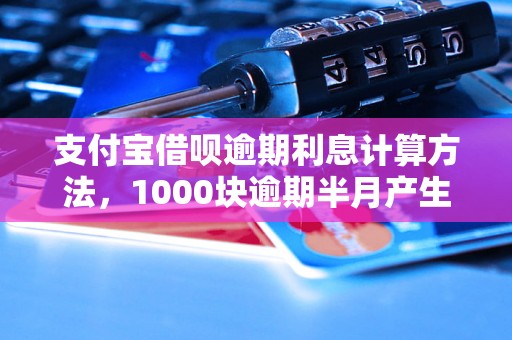 支付宝借呗逾期利息计算方法，1000块逾期半月产生多少利息