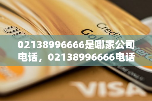 02138996666是哪家公司电话，02138996666电话号码归属地查询