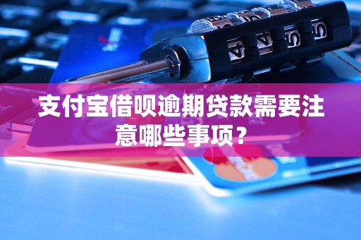 支付宝借呗逾期贷款需要注意哪些事项？