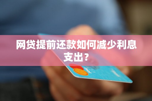 网贷提前还款如何减少利息支出？