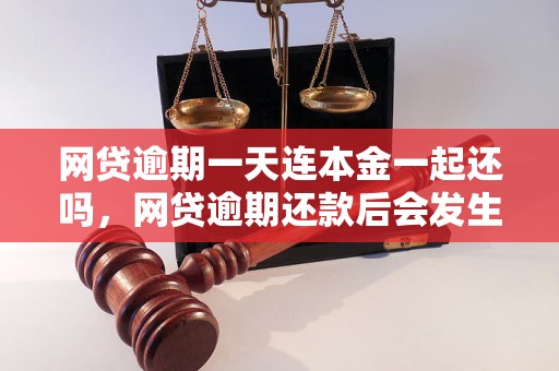 网贷逾期一天连本金一起还吗，网贷逾期还款后会发生什么情况