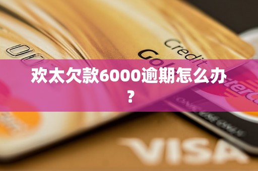 欢太欠款6000逾期怎么办？