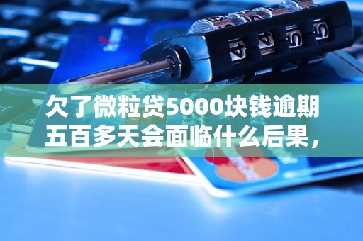 欠了微粒贷5000块钱逾期五百多天会面临什么后果，微粒贷逾期被起诉的可能性有多大