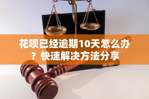 花呗已经逾期10天怎么办？快速解决方法分享