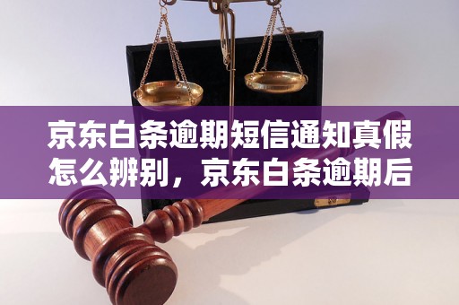 京东白条逾期短信通知真假怎么辨别，京东白条逾期后会有短信提醒吗