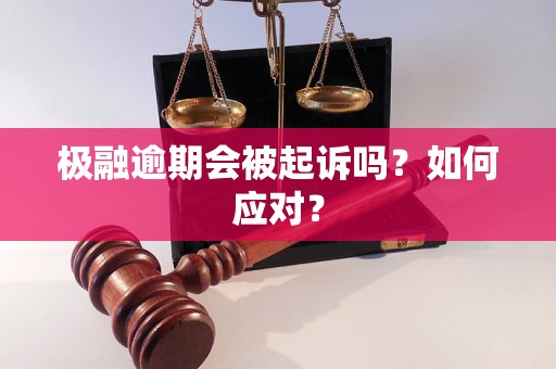 极融逾期会被起诉吗？如何应对？