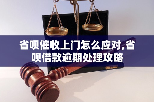 省呗催收上门怎么应对,省呗借款逾期处理攻略