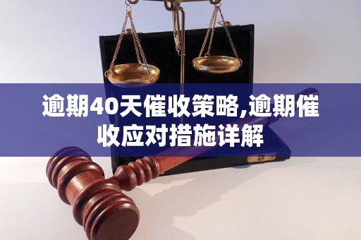 逾期40天催收策略,逾期催收应对措施详解