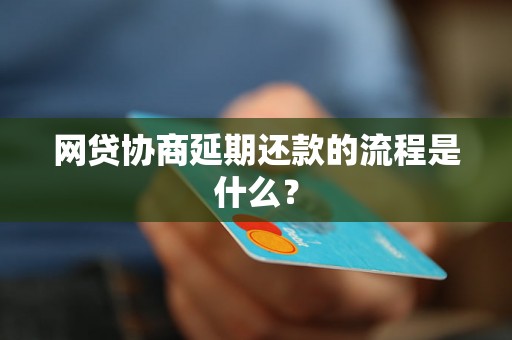 网贷协商延期还款的流程是什么？