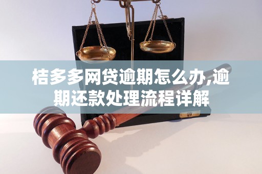 桔多多网贷逾期怎么办,逾期还款处理流程详解