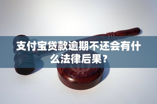 支付宝贷款逾期不还会有什么法律后果？