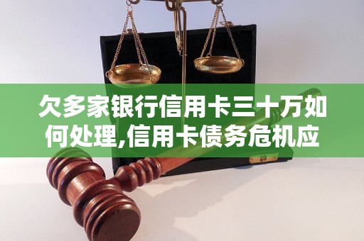 欠多家银行信用卡三十万如何处理,信用卡债务危机应对方案