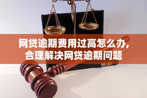 网贷逾期费用过高怎么办,合理解决网贷逾期问题