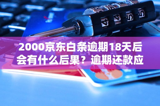 2000京东白条逾期18天后会有什么后果？逾期还款应该怎么处理？