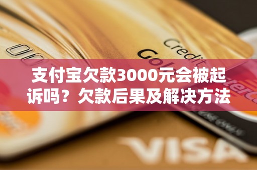 支付宝欠款3000元会被起诉吗？欠款后果及解决方法