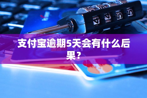 支付宝逾期5天会有什么后果？