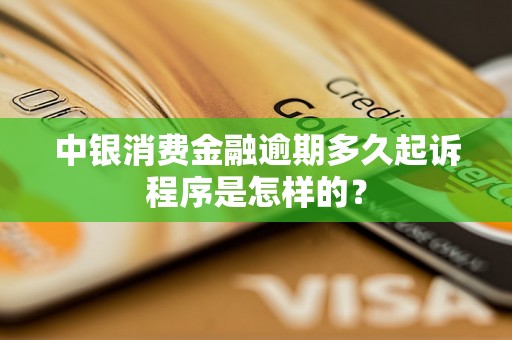 中银消费金融逾期多久起诉程序是怎样的？