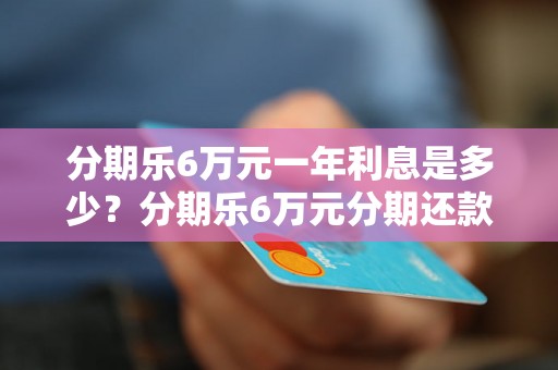 分期乐6万元一年利息是多少？分期乐6万元分期还款计划