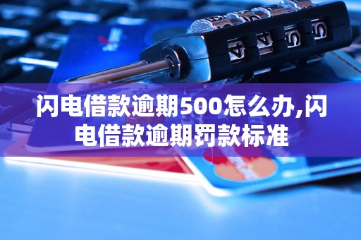 闪电借款逾期500怎么办,闪电借款逾期罚款标准