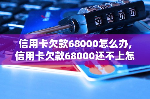 信用卡欠款68000怎么办,信用卡欠款68000还不上怎么处理