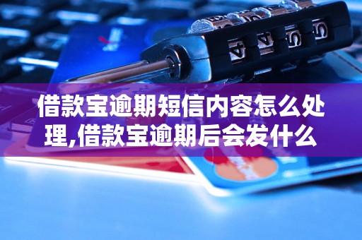 借款宝逾期短信内容怎么处理,借款宝逾期后会发什么短信