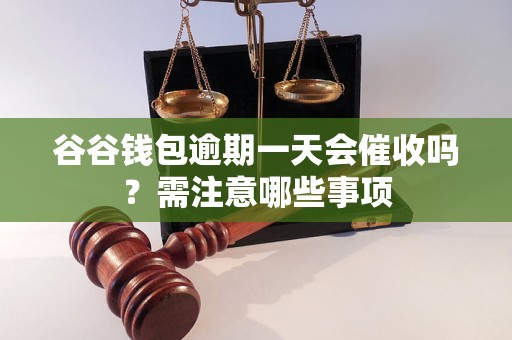 谷谷钱包逾期一天会催收吗？需注意哪些事项