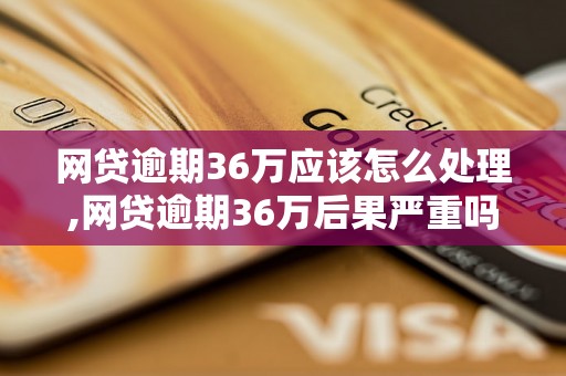 网贷逾期36万应该怎么处理,网贷逾期36万后果严重吗