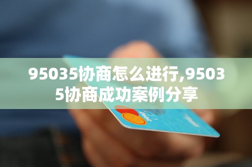 95035协商怎么进行,95035协商成功案例分享