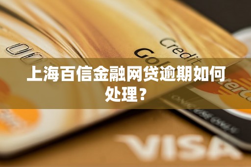 上海百信金融网贷逾期如何处理？