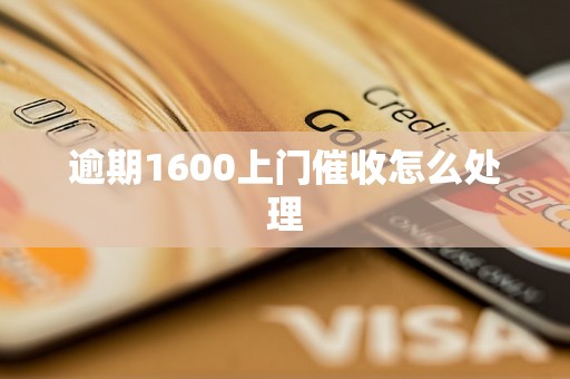 逾期1600上门催收怎么处理