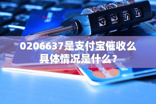 0206637是支付宝催收么具体情况是什么？