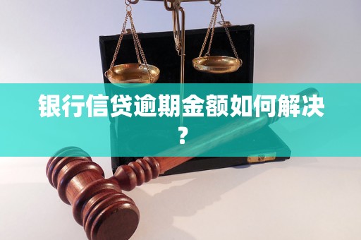 银行信贷逾期金额如何解决？