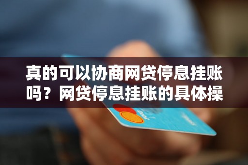 真的可以协商网贷停息挂账吗？网贷停息挂账的具体操作步骤