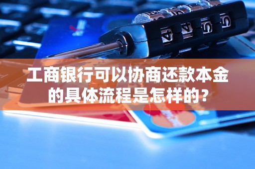 工商银行可以协商还款本金的具体流程是怎样的？