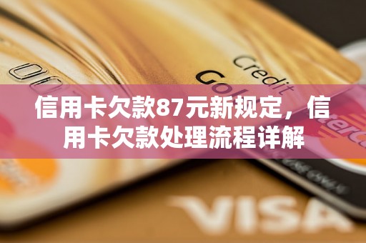 信用卡欠款87元新规定，信用卡欠款处理流程详解