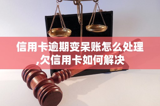 信用卡逾期变呆账怎么处理,欠信用卡如何解决