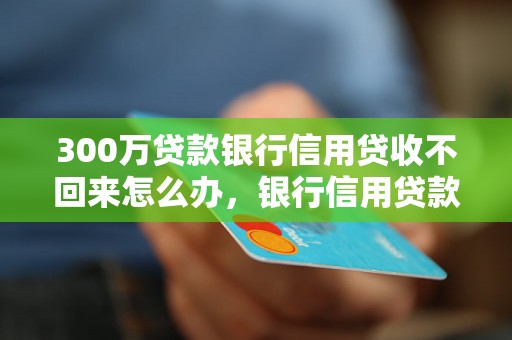 300万贷款银行信用贷收不回来怎么办，银行信用贷款还款方式有哪些