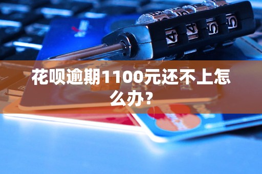 花呗逾期1100元还不上怎么办？