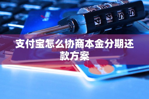 支付宝怎么协商本金分期还款方案