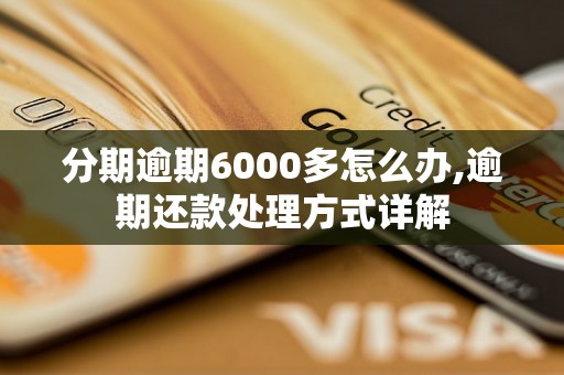 分期逾期6000多怎么办,逾期还款处理方式详解