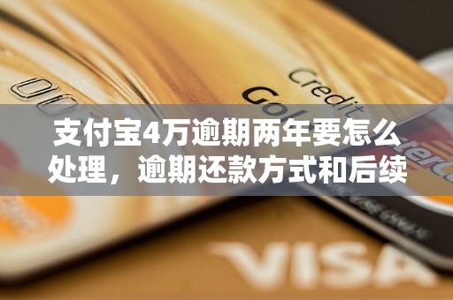 支付宝4万逾期两年要怎么处理，逾期还款方式和后续影响